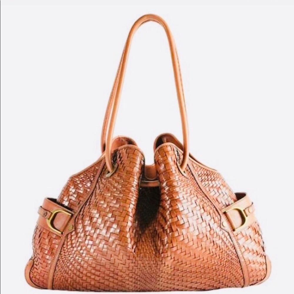 Cole Hann Genevieve Brown Leather Hobo